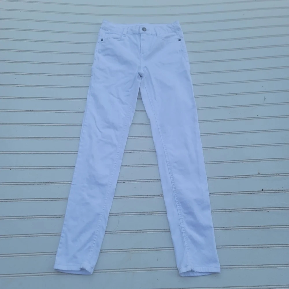 Epic Threads Pants Skinny White Girls Cotton Rayon Spandex Stretch Sz 14